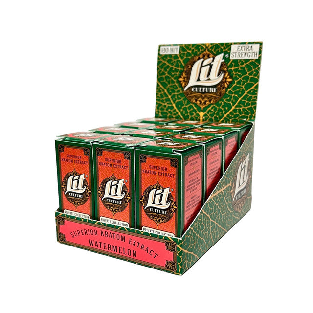 Lit Culture Kratom Extract Shot 15ml - Watermelon