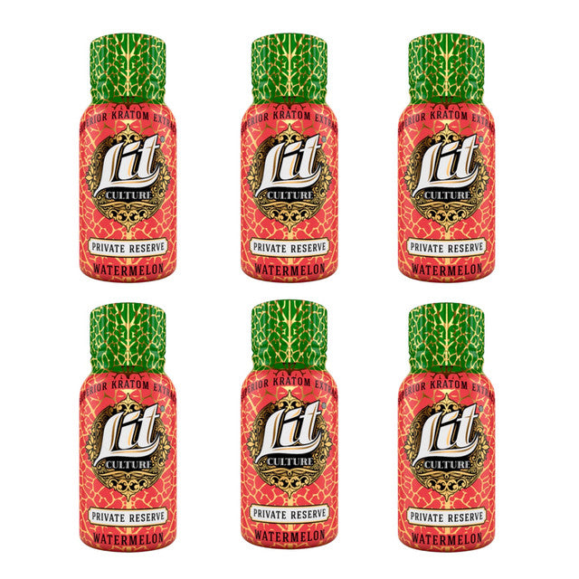 Lit Culture Kratom Extract Shot 15ml - Watermelon