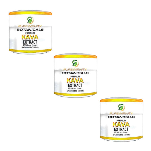 Pure Infinity Botanicals Kava Extract 6 Tablets