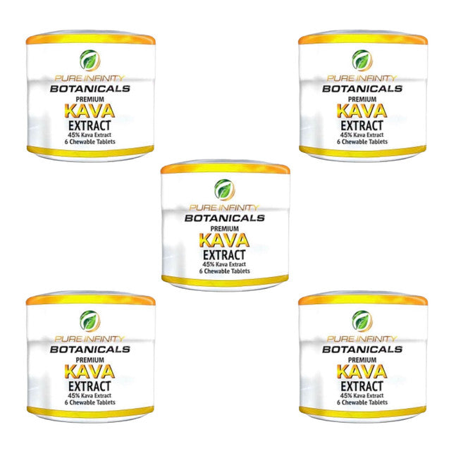 Pure Infinity Botanicals Kava Extract 6 Tablets