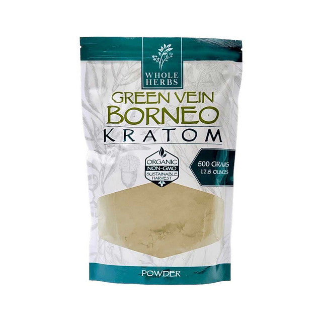 Whole Herbs Kratom Powder - Green Borneo