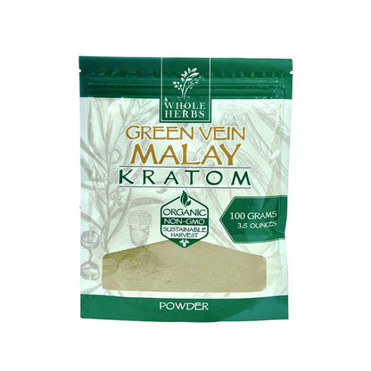 Whole Herbs Kratom Powder - Green Malay