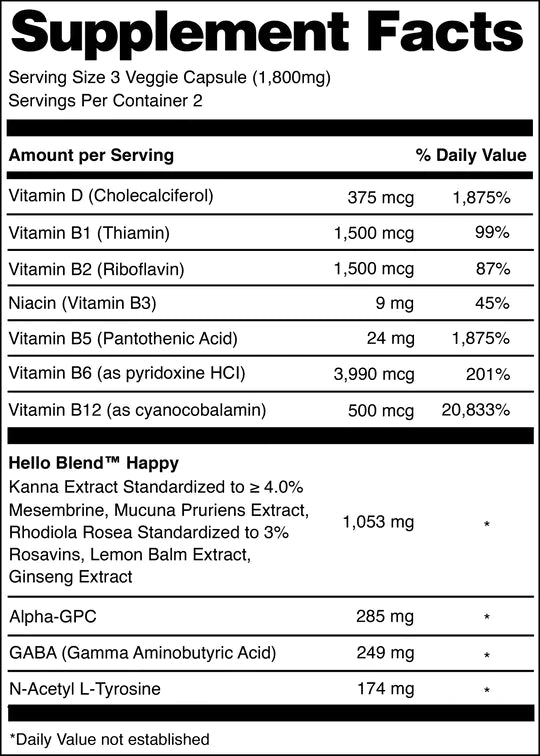 Hello Happy® Capsules - Hello Kanna